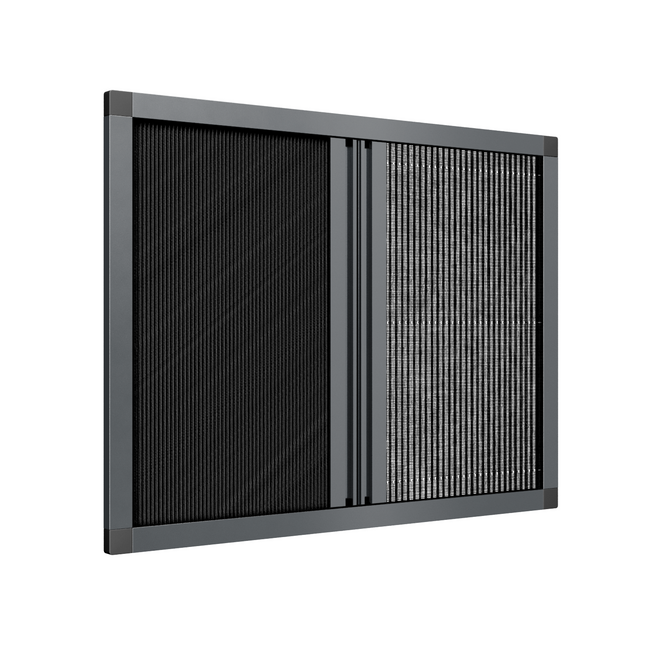 Moustiquaire avec Store Coupe-Soleil Fenêtre Ouverture Centrale