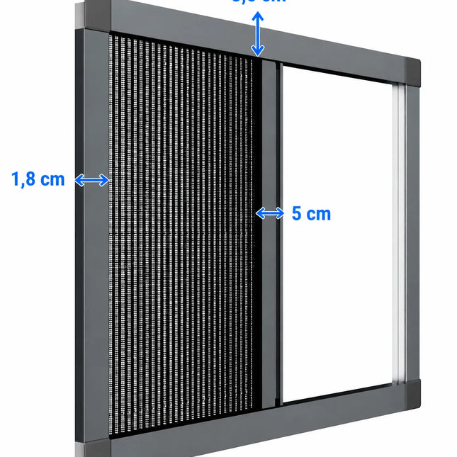 Single-Panel No-Drill Mosquito Screen