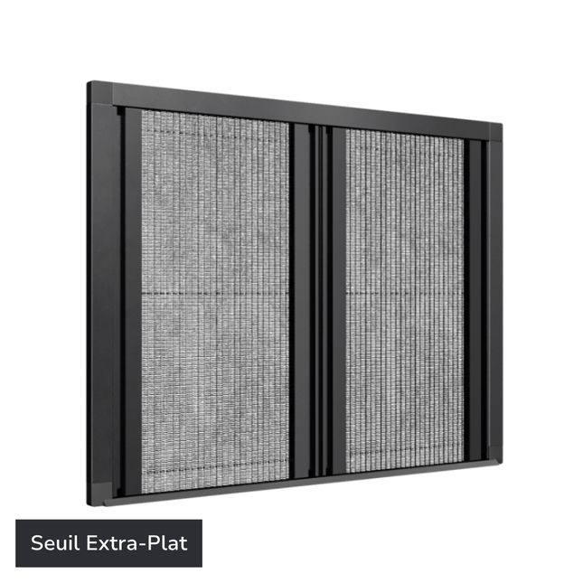 Moustiquaire Baie Vitrée Double Ouverture Bilatérale