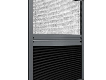 Moustiquaire 2 vantaux avec Store Coupe-Soleil intégré