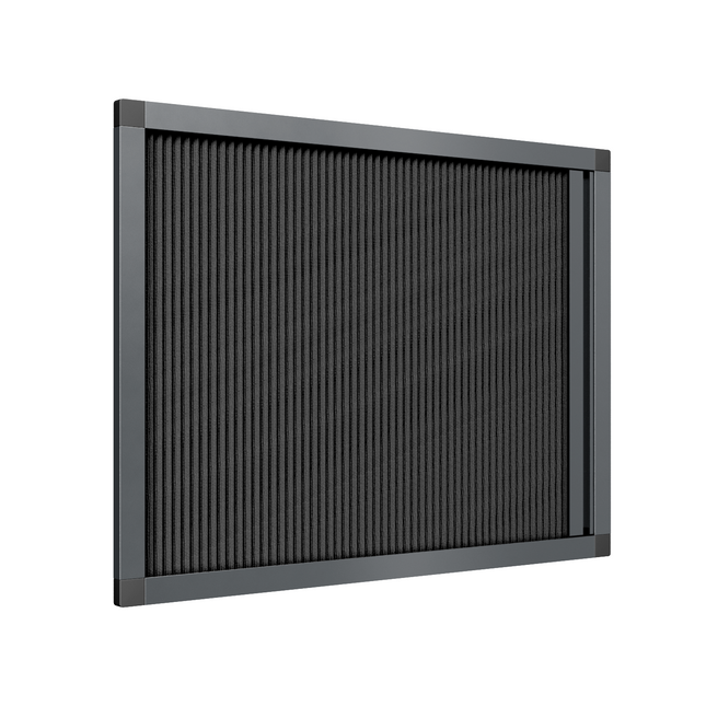 Store plissé coupe-soleil 1 vantail ouverture latérale