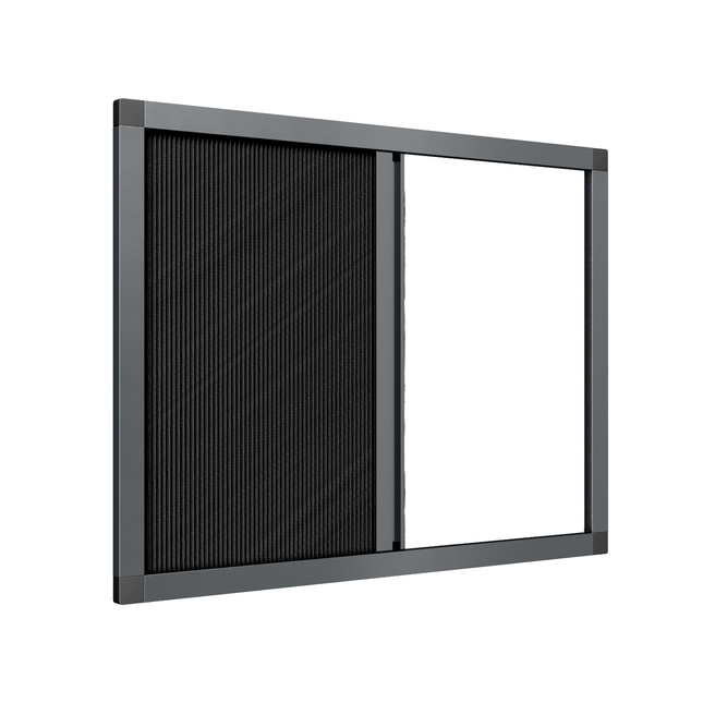 Store plissé coupe-soleil 1 vantail ouverture latérale